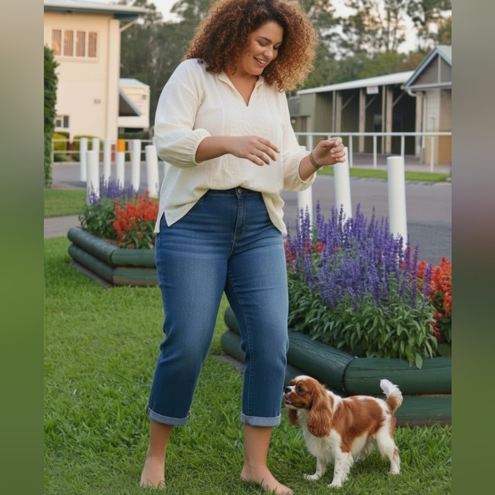 🫶SALE! Lane Bryant Blue Ankle Jeans